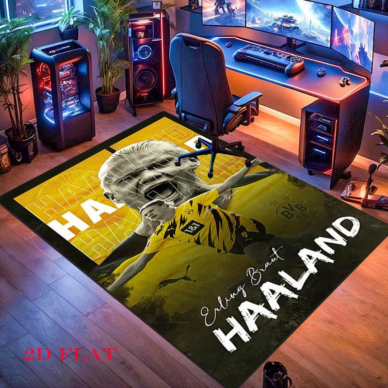 Vinicius Jr. Fury Poster Carpet Rug for Living Room Bedroom Home Sofa Decoration,Kids play Nonslip Floor Mat
