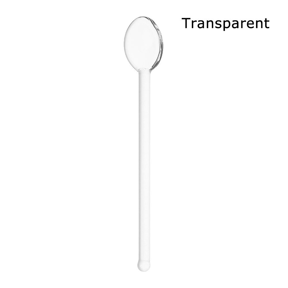 Новая красочная посуда Кофейные ложки Стеклянные ложки для чая с длинной ручкой