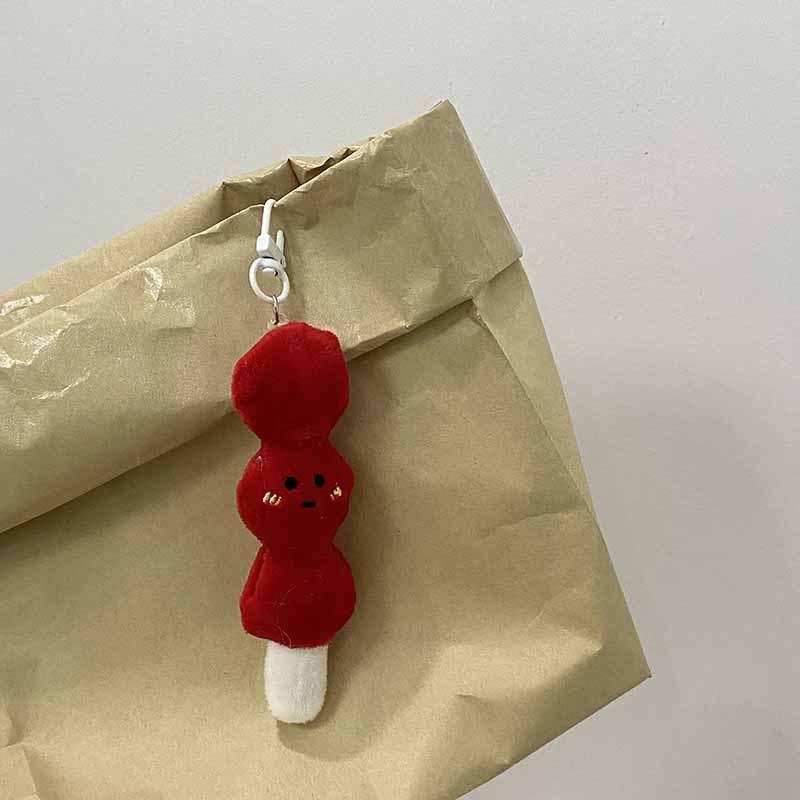 Милая забавная еда плюшевая подвеска брелок рюкзак подвески украшения аксессуары подарки