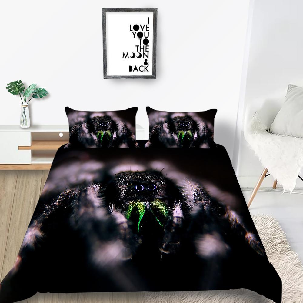 Spider Quilt Cover Bedding Insect Quilt Cover and Pillow Cover Bedding Set Australia/EU/US Single/double Bed Full Size Bedding Decoration