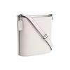 COACH shoulder bag Sophie 22 Adjustable Strap with Magnetic Snap Buckle Fine Pebbled Leather Bucket Crossbody Small Women's Silver with Chalk