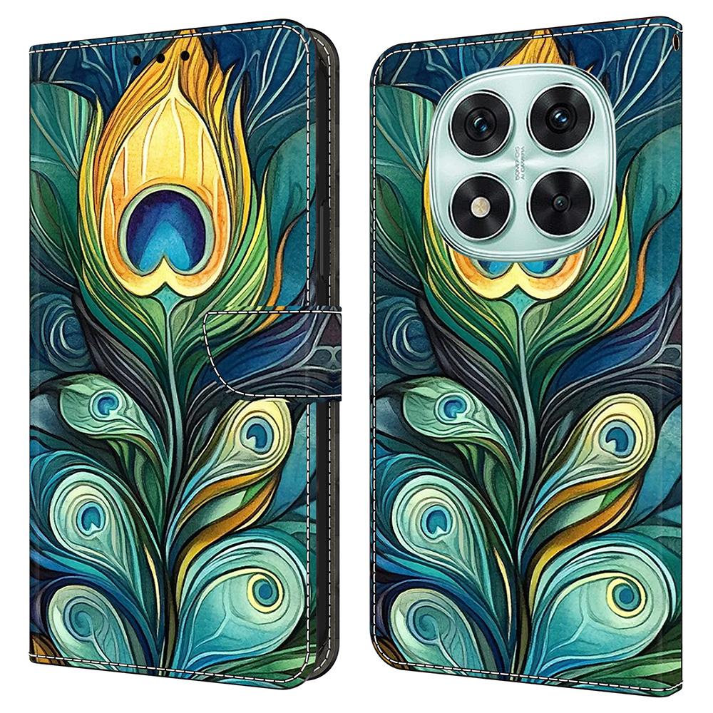 Кожаный чехол с рисунком для Xiaomi Redmi Note 14 Pro+ 5G, кошелек-подставка, откидная крышка для телефона