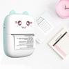 Mini Portable Thermal Printer Cat Shapes Lightweight Wireless Po Label Memo Wrong Question Printer