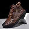 2025 Популярные ботинки-локомотивы Зимние большого размера Ботинки Мартина Живые мужские туфли Теплые короткие ботинки Легкие зимние ботинки