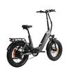 TTGO F6PRO gray 250W motor power 48V18AH detachable battery 20 * 4.0-inch tire speed sensor hydraulic brake city convenient electric bicycle