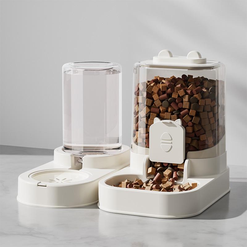 Pet Feeder - Automatic Drinking Water Feeding Dry and Wet Separation Modular Feeder - Drinking Water Machine