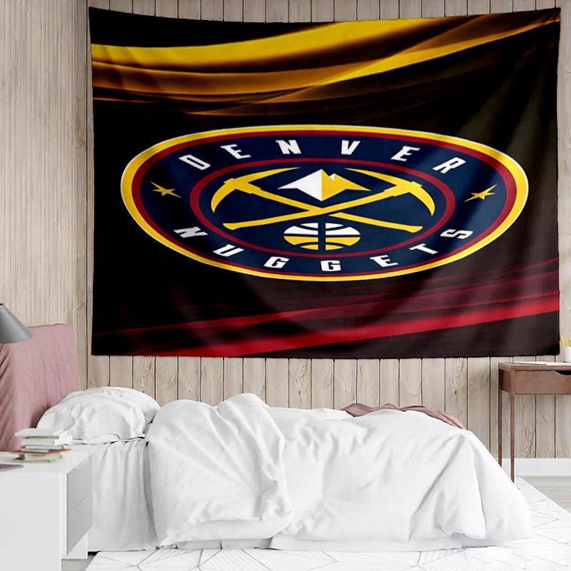 1PC Denver Basketball Team Quick-Dry Tapestry, Unique Design Tapestry, Suitable for Bedroom,Livingroom, Playroom,Heartwarming Holiday Gifts