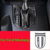Наклейки на рамку панели переключения передач из углеродного волокна для Ford Mustang 2015-автомобильные аксессуары, автомобильные наклейки