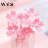 10 Pcs Silicone Pink Creative Cute Cherry Blossoms Flower Stationery Office School Supplies Gift Simulation Gel Pens