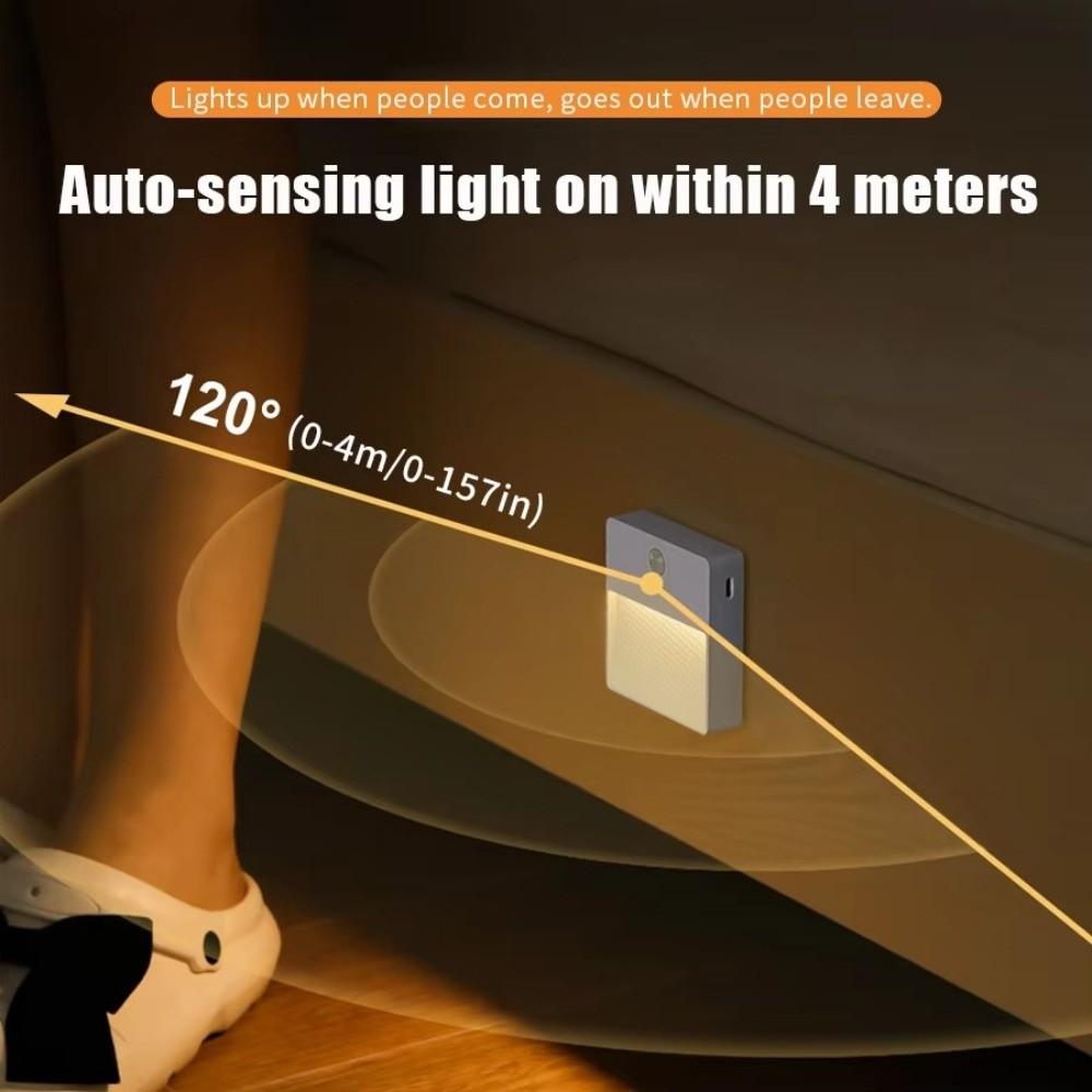 Smart Motion Sensor Bedroom Lights Adjust Wardrobe Stairs Lighting Decoration Night Light  Kitchen