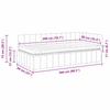 Corner Bed Frame with Mattress and Headboard 2 pcs Blue Velvet
