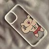Забавный мультяшный чехол для телефона с парой щенков для iPhone 16 11 12 13 14 15 Pro Max XR X XS Mini 8 7 Plus SE 20 Модный противоударный чехол