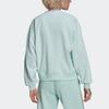 Adidas Originals Sweatshirts Women's Mint Green Crew Neck Moderate (Unisex) Sweatshirts HU1607