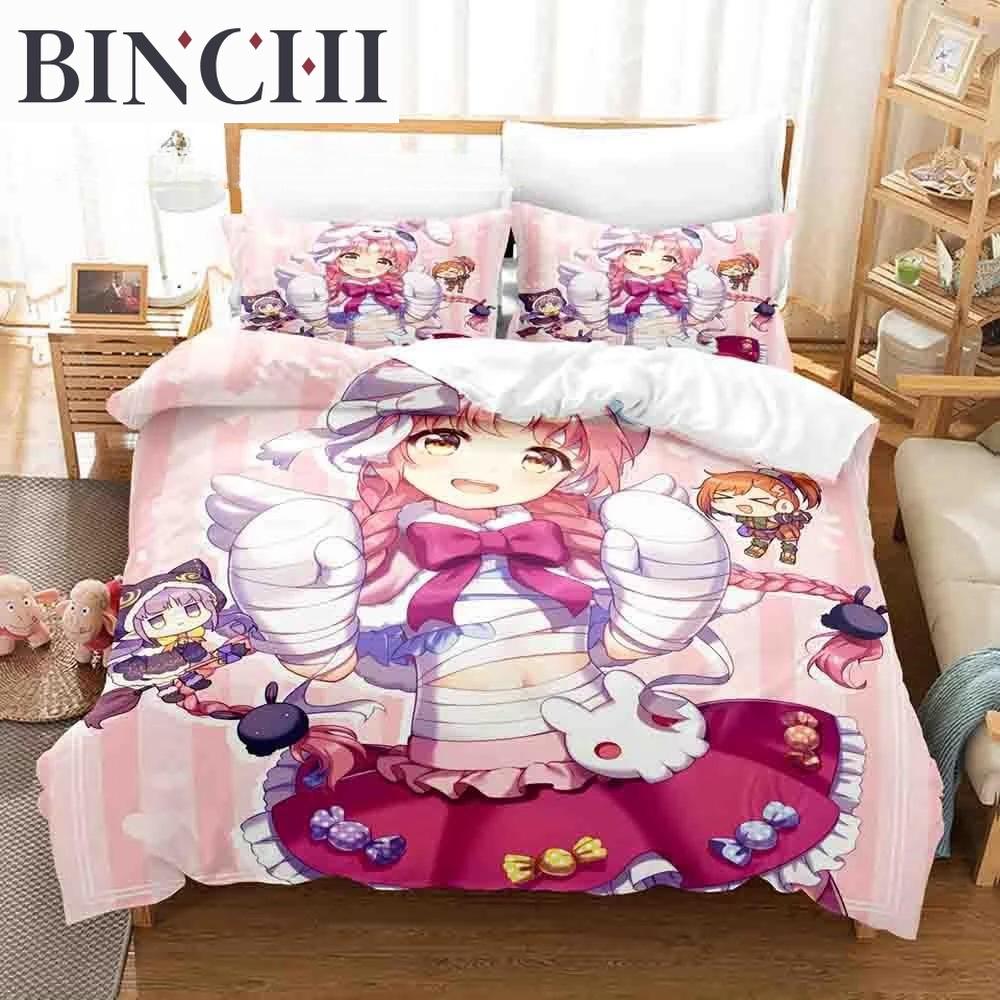 3D Печать Аниме Princess Connect Re Dive Комплект Постельного Белья Односпальный Двуспальный Полный Queen King Размер Взрослый Мальчик Спальня Пододеяльник