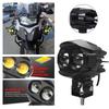 1/2pcs Universal Motorcycle LED Fog Lights Yellow White Spotlight Auxiliary Fog Lamp Motorcycle Headlights for Truck SVU UTV