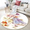 Sarakey Round Area Rug Carpet Rug For Living Room Bedroom Sofa Playroom Decor Nonslip Floor Mat