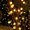 20/50/100Balls Garden Solar Lights 8 Modes Waterproof String Lights Outdoor Fairy Lights Globe Crystal Balls Decorative Lighting for Garden
