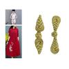 Золотая Шелковая Застежка-Пуговица Пуговицы Пипа для DIY Украшения Одежды Швейные Принадлежности