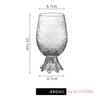 440ml Pineapple Cocktail Glass Creative Bar Hotel Mixed Wine Cup Drinking Glassware Molecular Food Beverage Juice Fruit Teacup