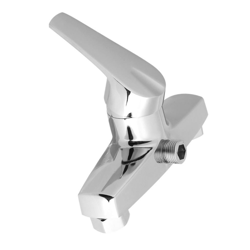 Zinc Alloy Bathroom Bathtub Single Handle Faucet Wall Mounted Bath Shower Valve Mixer Tap