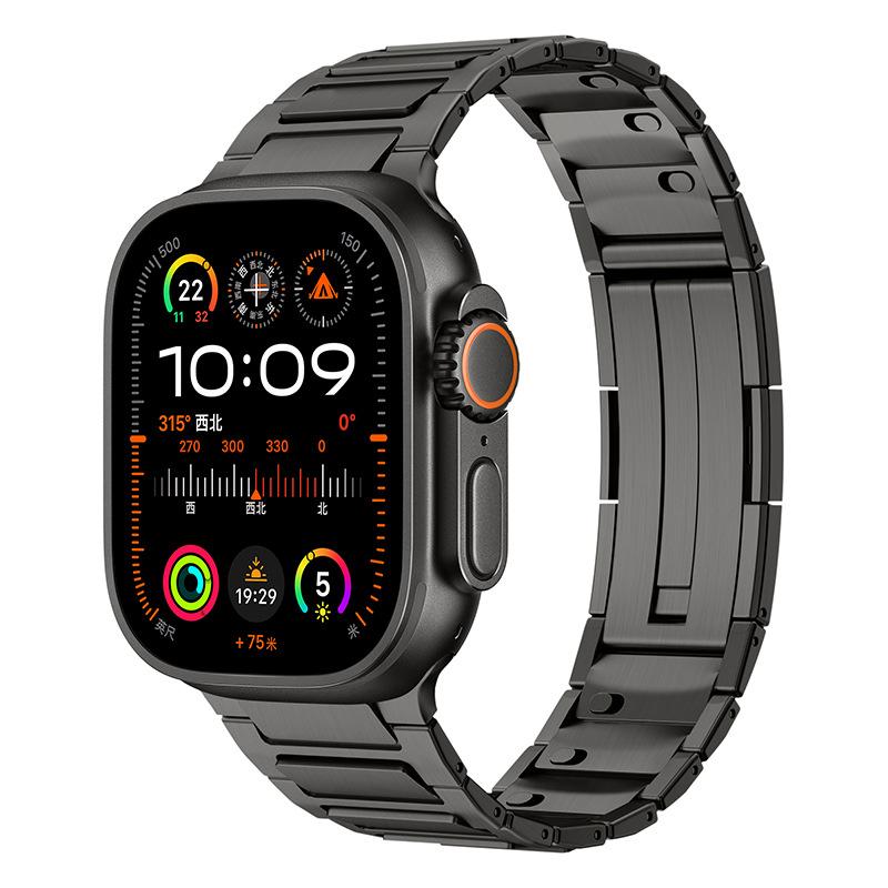 ULTRA 2/1 Stainless Steel Bracelet for Apple Watch Ultra 2 49mm Band Luxury Strap for IWatch 10 9 8 7 6 SE 5 4 45mm 46 44mm 41MM