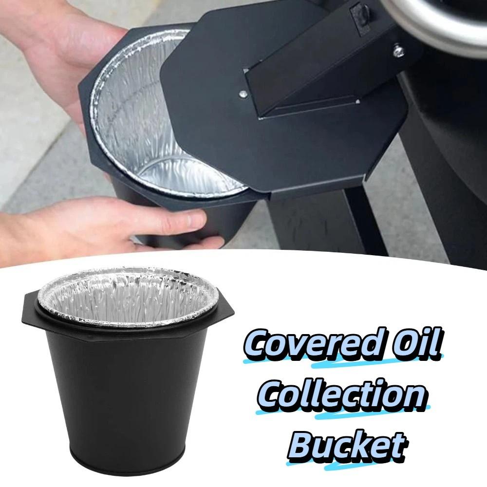 13pcs Upgraded Design Outdoor BBQ Grill Grease Collection Container Backyard Gatherings