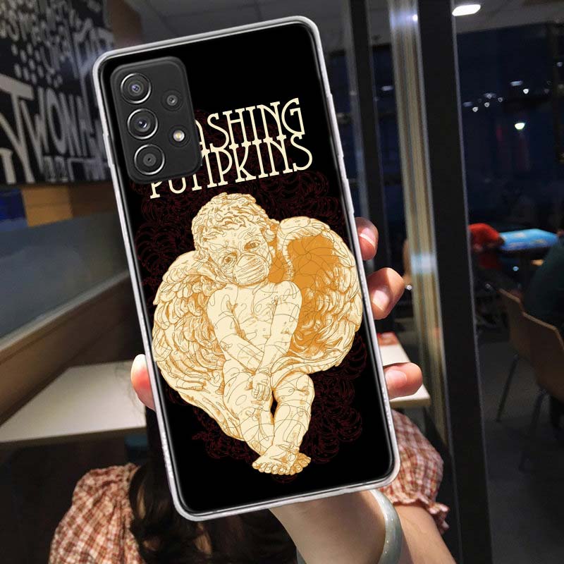Rock The Smashing Pumpkins Phone Case for Samsung A54 A57 A37 A17 A14 A15 A12 A24 A34 A55 A35 A25 A52S A07 A05S A04S A22 A32 A72