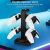 RGB Game Controller Holder 8 Lighting Effects Gaming Headphones Stand with 3 USB Ports Gamepad Display Rack for Switch PS5 Xbox
