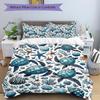 3Pcs Oceanic Sea Life Bedding Set Soft Fabric Duvet Cover Pillowcases Home Christmas Xmas Halloween Gift 1 Duvet Cover 2 Pillowcase G199
