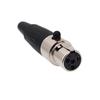 3/4/5/6Pin Mini XLR Female / Male Plug for MIC Soldering Straight for Cable Soldering Small XLR Female Male High Quality