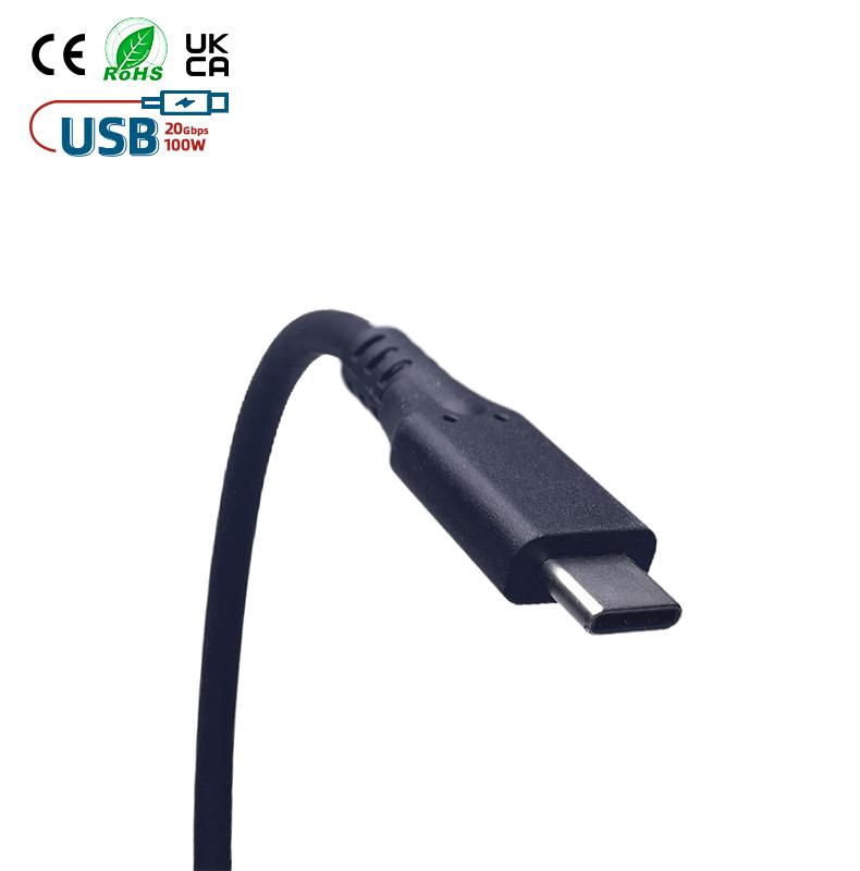 0.5M PD 100W USB-C Type-C Fast Charging Data Cable White Bio Quick Charger Android Mobile Phones Nylon Material Micro Connectors