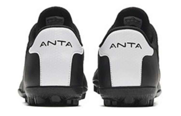 Мужские кроссовки Anta TF Turf Искусственный газон Скользкие Устойчивые к истиранию Футбольные бутсы Мужские Черно-белые