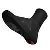 Winter Cycling Shoes Cover Waterproof PU Shoes Cover Non-slip Zippered Overshoes with Velvet Lining Rain Shoes Cover Protector Reflective MTB Road