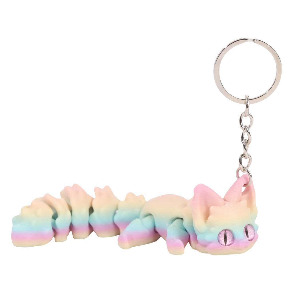 Высокоточный 3D брелок-шарм в виде лисы Легкий портативный аксессуар для ключей для поклонников аниме и коллекционеров подарков