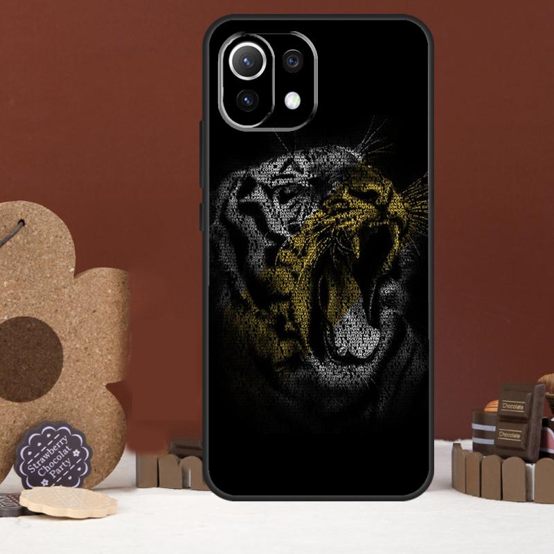 Чехол-арт с изображением тигра для Xiaomi 14 15 Ultra 15T 14T 13T 17 Pro Max POCO X7 Pro X5 X6 F5 F6 F7 F8 Ultra