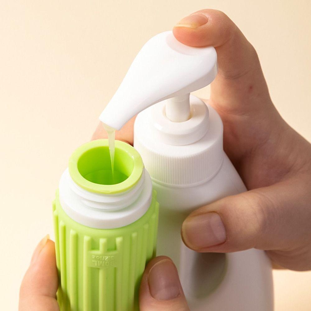 Пустой контейнер для лосьона 60/90 мл, шампунь для розлива, портативные силиконовые многоразовые бутылочки, для путешествий