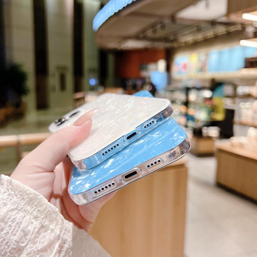 KEYSION Чехол с блестящим узором Diamond Shell для iPhone 12 11 Pro Max, женский противоударный чехол для iPhone SE 3 2020 XS Max XR