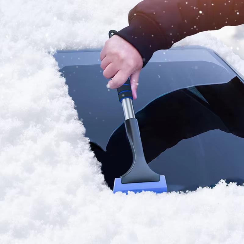 Car Snow Shovel Multifunctional Glass Defrosting And Ice Removal Shovel, Snow Scraper, Snow Brush, Winter Snow Cleaning Tool