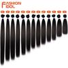 FASHION IDOL 26 inch Yaki Straight Hair Extensions Salon Synthetic Hair Bundles High Temperature Fiber Ombre Blonde Fake Hair