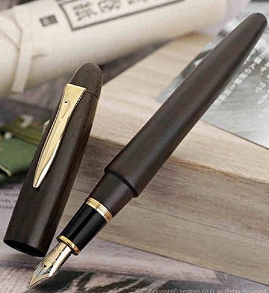 Platinum Fountain Izumo Ironwood Medium Nib Pen, (Matte Tagayasan) (M), PIZ-50000T#20