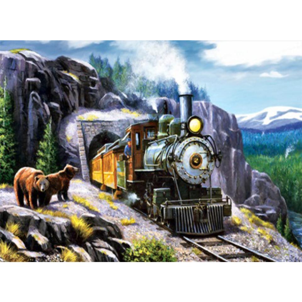 5D DIY алмазная живопись пейзаж горный хрусталь художественная картина полная алмазная вышивка мозаика домашний декор пейзаж комплект для вышивки крестом