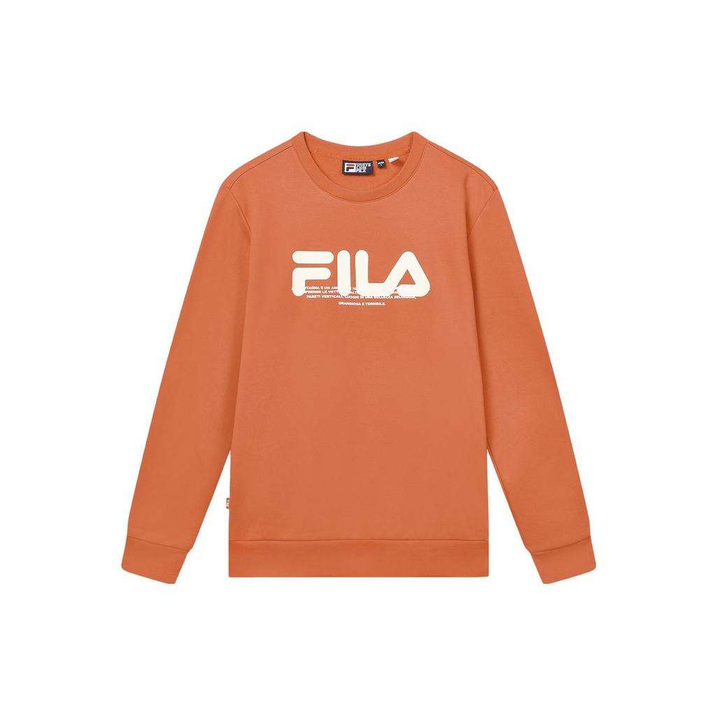 New FILA Sweatshirt Men's Autumn Orange F11M349213F-OR