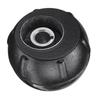 50295075 5 Speed Gear Shift Shifter Knob Head Ball Stick Cover Boot Gaiter Fit for Fiat 500 2012-2018 Black Carbon Fiber Style