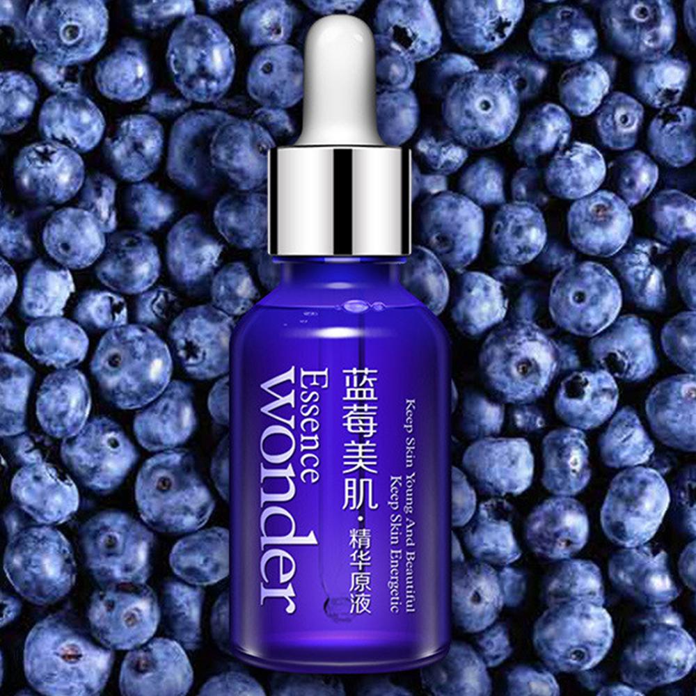 Жидкость с гиалуроновой кислотой черники, против морщин, против старения, с коллагеном, чистая эссенция, отбеливающий, увлажняющий, дневной крем