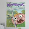 Cartoon CClarences Printed Large Wall Tapestry Hanging Tarot Hippie Wall Rugs Dorm Art Home Decor