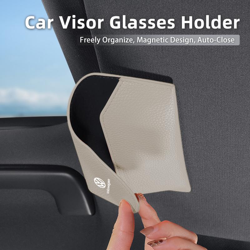 Car Interior Sun Visor Glasses Box Sunglasses Storage Clip For Volkswagen VW Polo CC Bora Golf Jetta Lavida Lamando Magotan GTI zr1