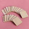 Craft Party Supplies DIY Writing Scrapbooking Blank Plaque Ornament Square Wood Pieces Wooden Tags
