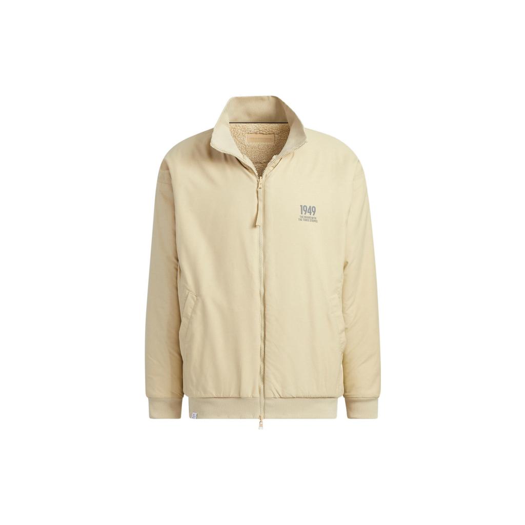 Adidas Спортивная двусторонняя свободная куртка с логотипом, мужская верхняя одежда Prairie-Brown IK3506