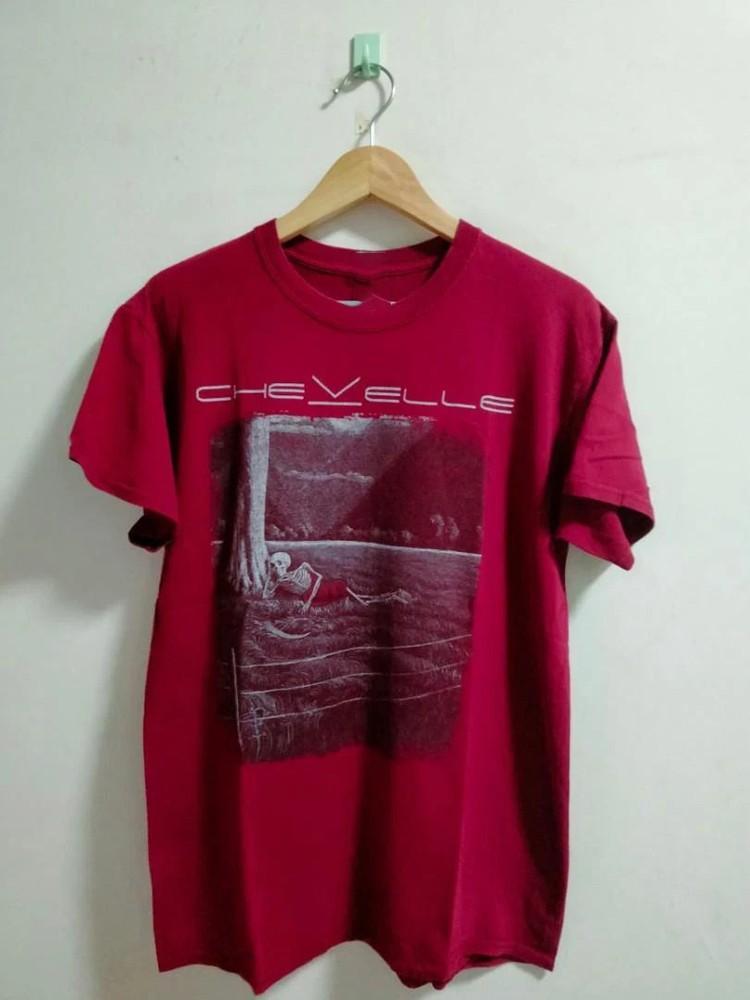 CHEVELLE BAND Футболка унисекс красная 100% хлопок, размер S-4XL, для подарка, горячая унисекс футболка