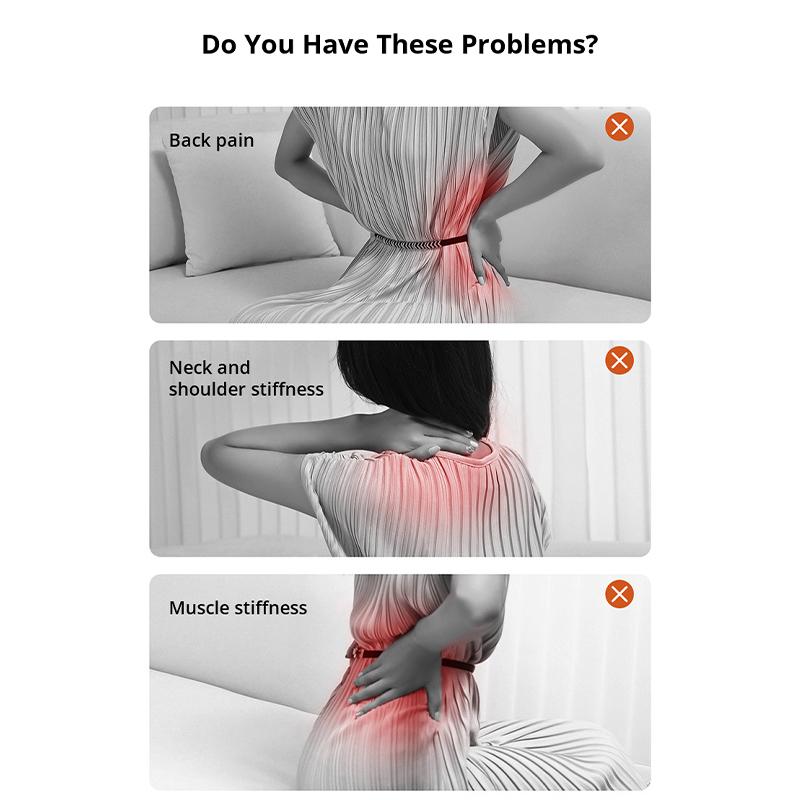 3D многофункциональное массажное кресло для талии и спины, разминающий массаж плеч и шеи, вибрационный массажер для всего тела Tuina